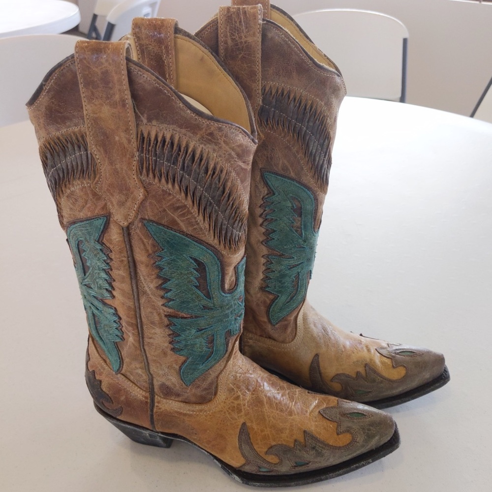 Corral brand cowgirl boots size 9 made in USA